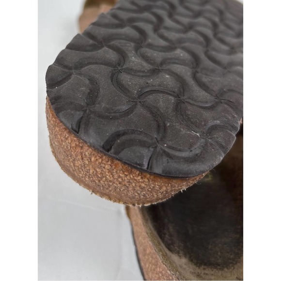 Birkenstock Brown ( Rosey Gold) Textured Sandals 38 Preowned Condition - Picture 5 of 10